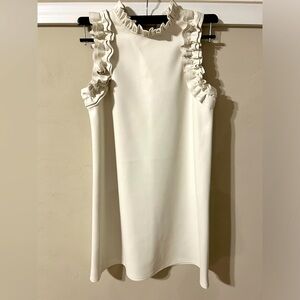White leather dress